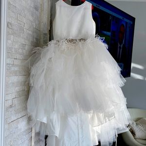 Tip top high low tulle dress/ gown